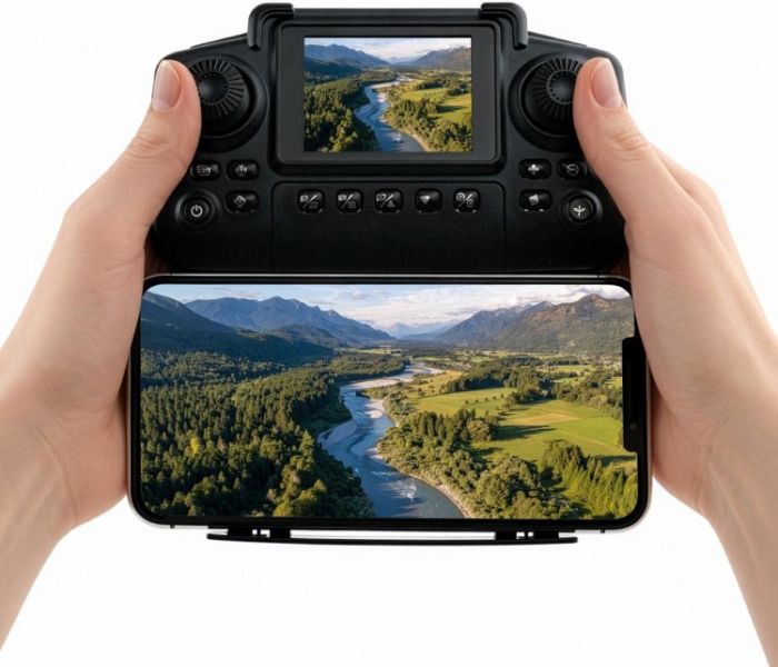 Simulus Faltbare RC-WLAN-Drohne GH-730 mit Full-HD-Kamera, (Foto: PEARL GmbH)
